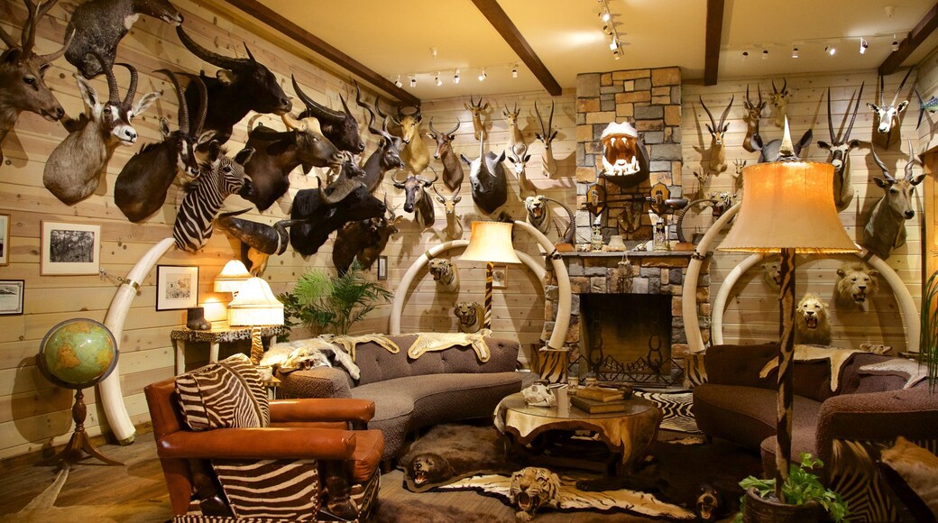 Wilbur D. May Center featuring interior views