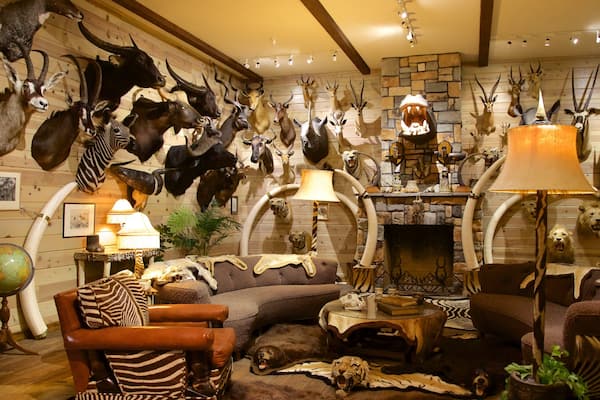 Wilbur D. May Center featuring interior views