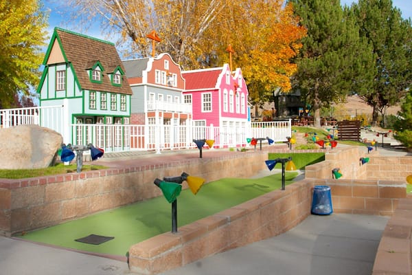 Wild Island Family Adventure Park showing a park and rides