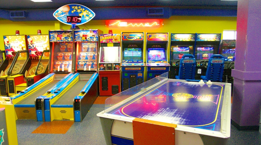 Wild Island familiepark som viser innendørs og karusell