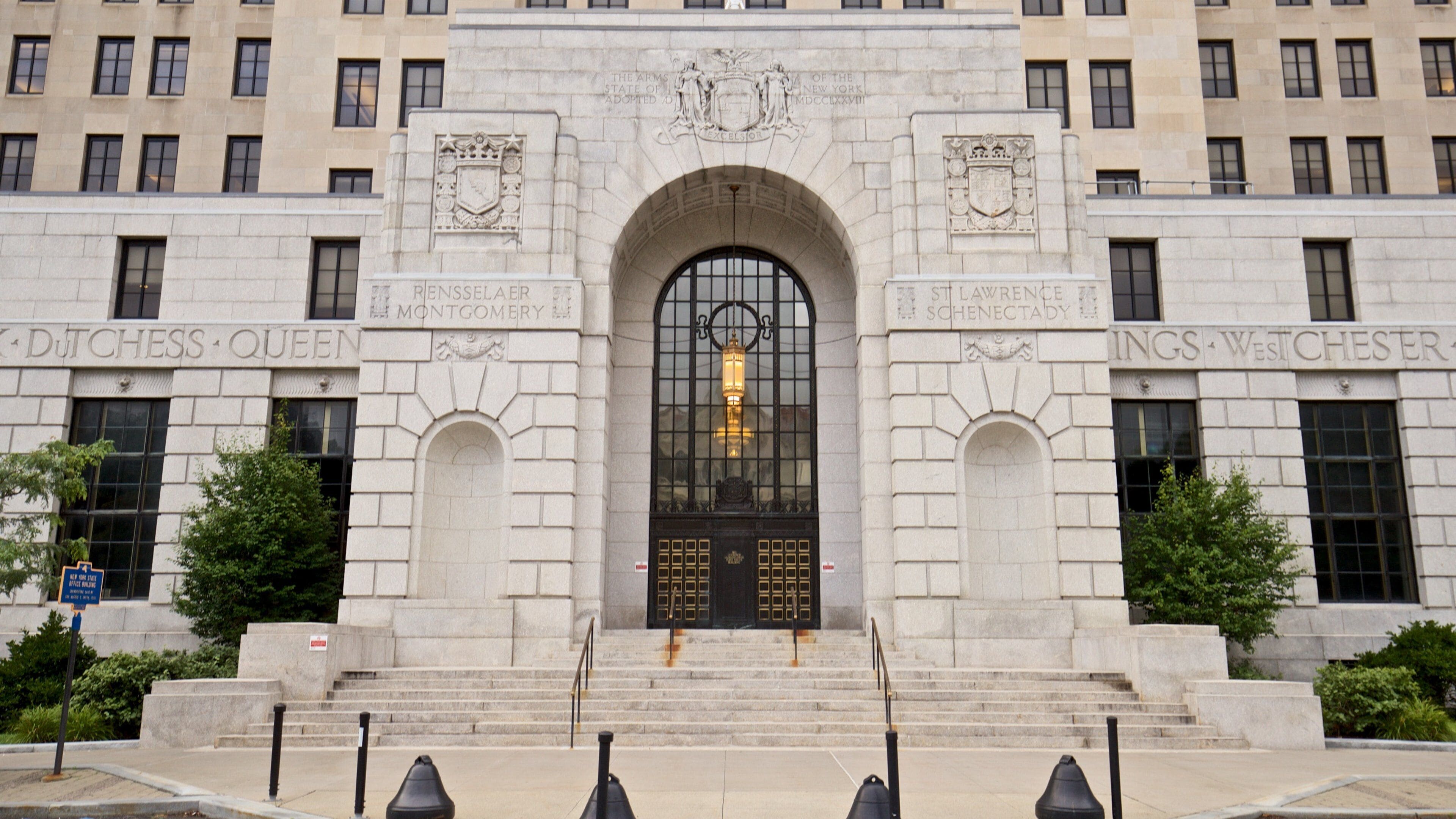 Alfred E. Smith State Office Building featuring modern architecture