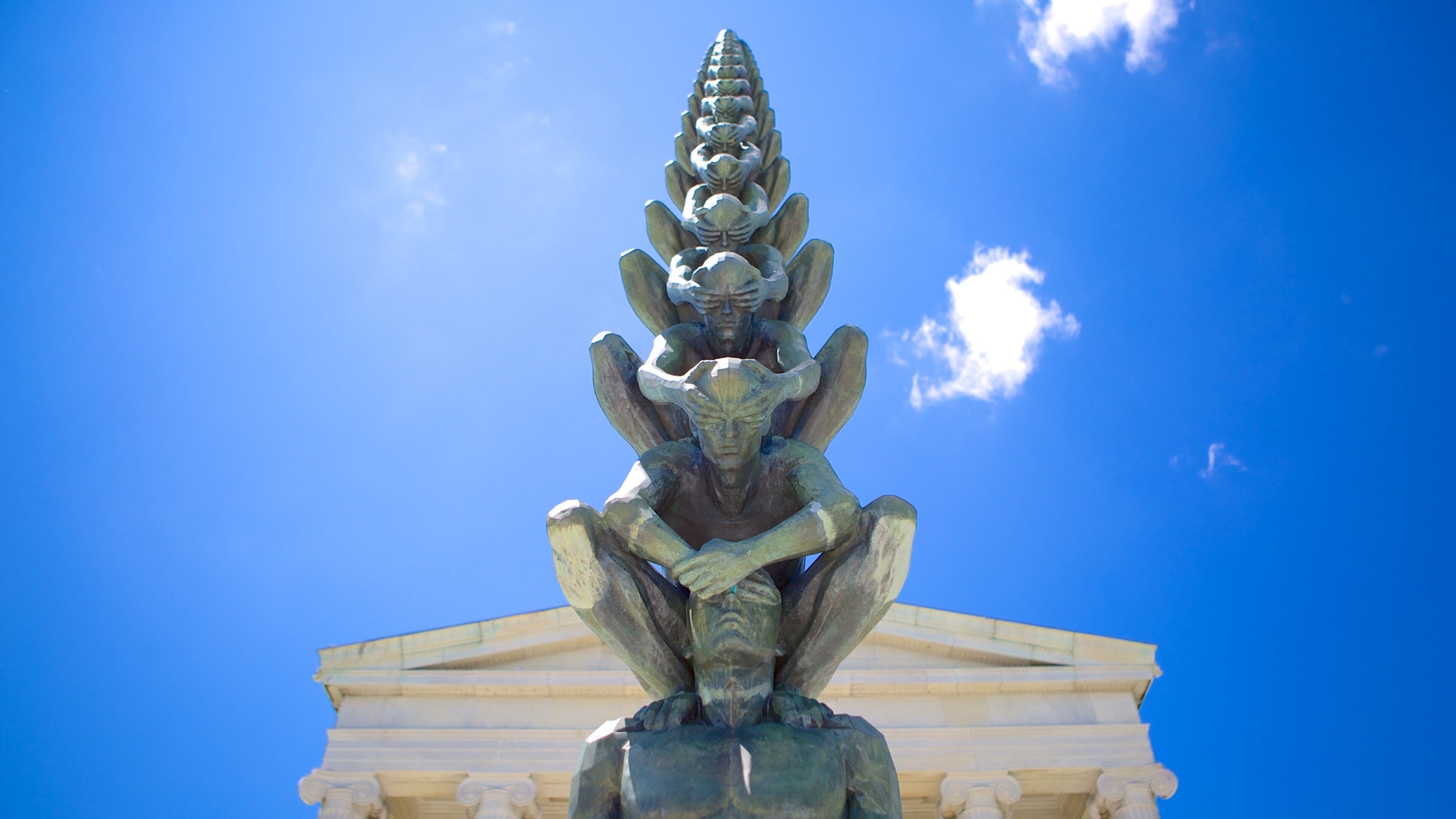 Albright - Knox Art Gallery which includes art, a statue or sculpture and outdoor art