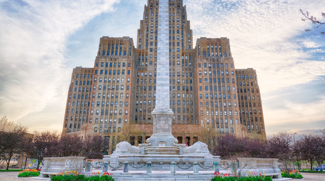 Buffalo City Building and McKinley Monument