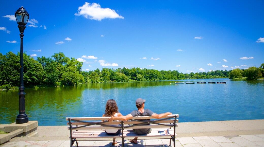 Delaware Park which includes a river or creek as well as a couple