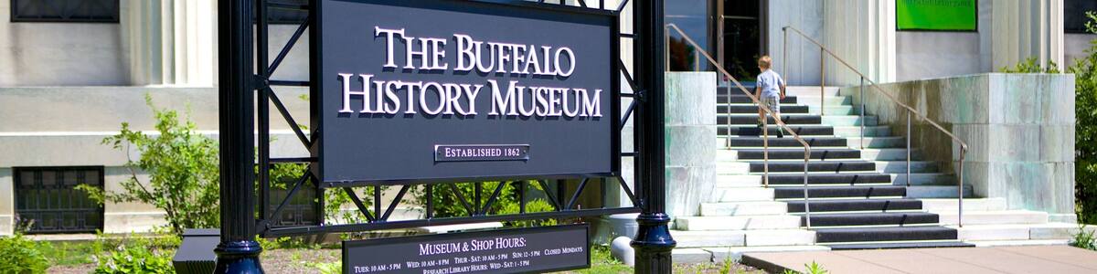 Buffalo featuring signage