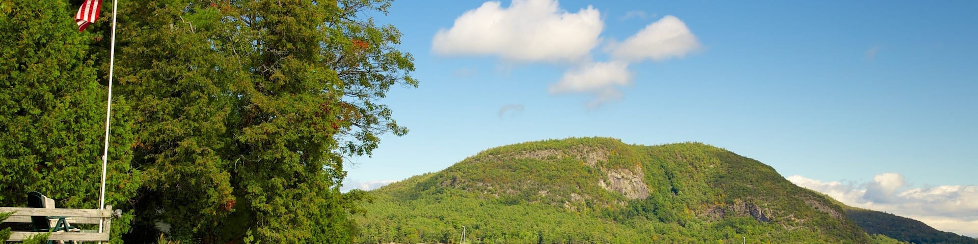 Lake George featuring tranquil scenes and a lake or waterhole