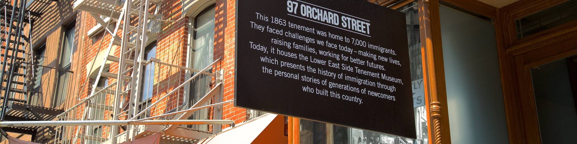 New York montrant signalisation