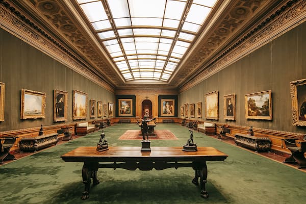 Frick Collection which includes art, interior views and heritage elements