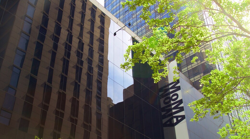 Museum of Modern Art som viser en by