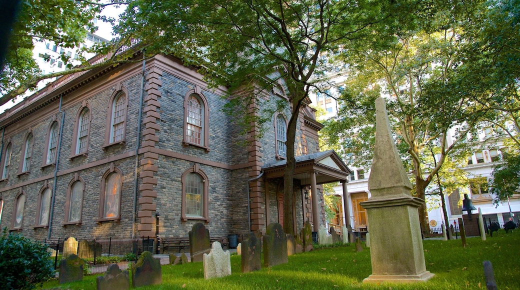 Trinity Church which includes a cemetery and a church or cathedral