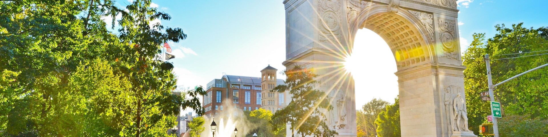 View of Washington Square Park in New York City; Shutterstock ID 321053906