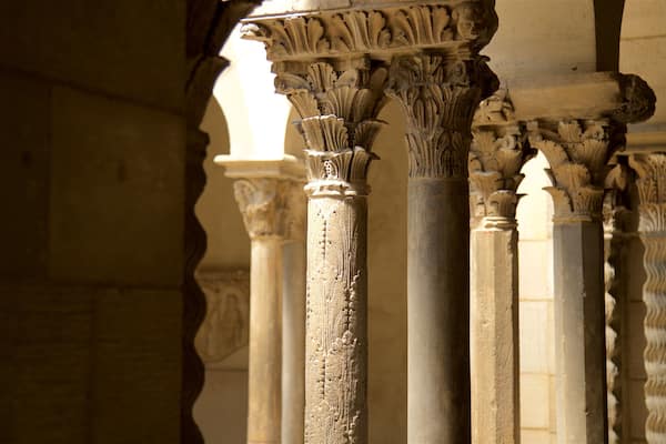 The Met Cloisters showing heritage elements