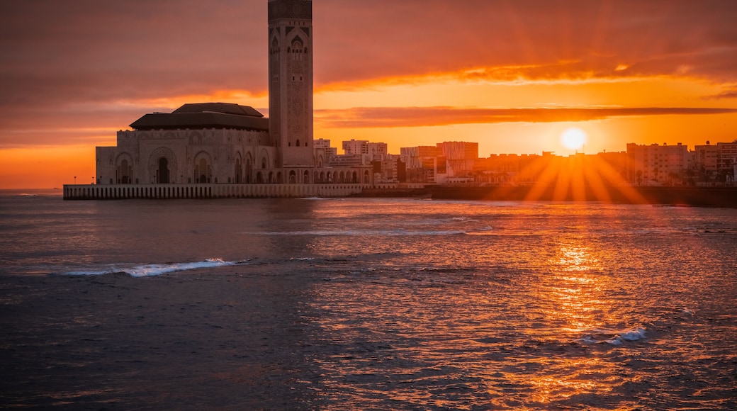 sunrise at Casablanca, Morocco seaside