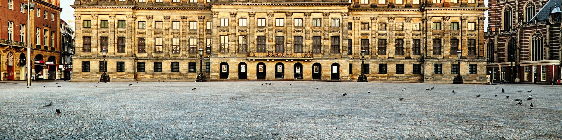 Royal Palace in Amsterdam, Netherlands