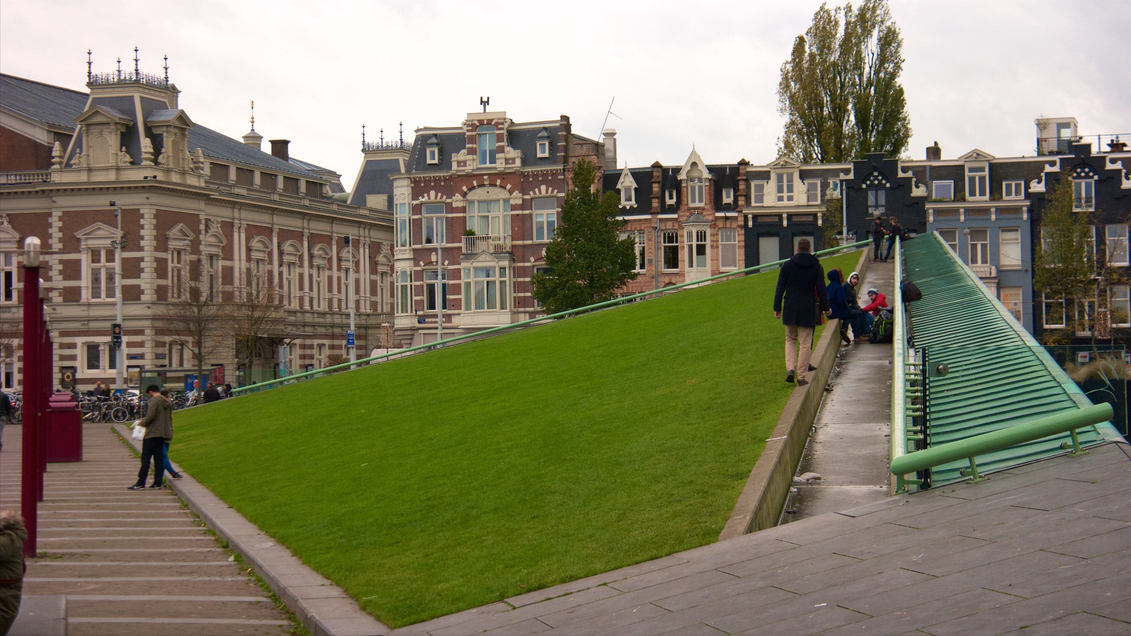 Museumplein som viser gatescener