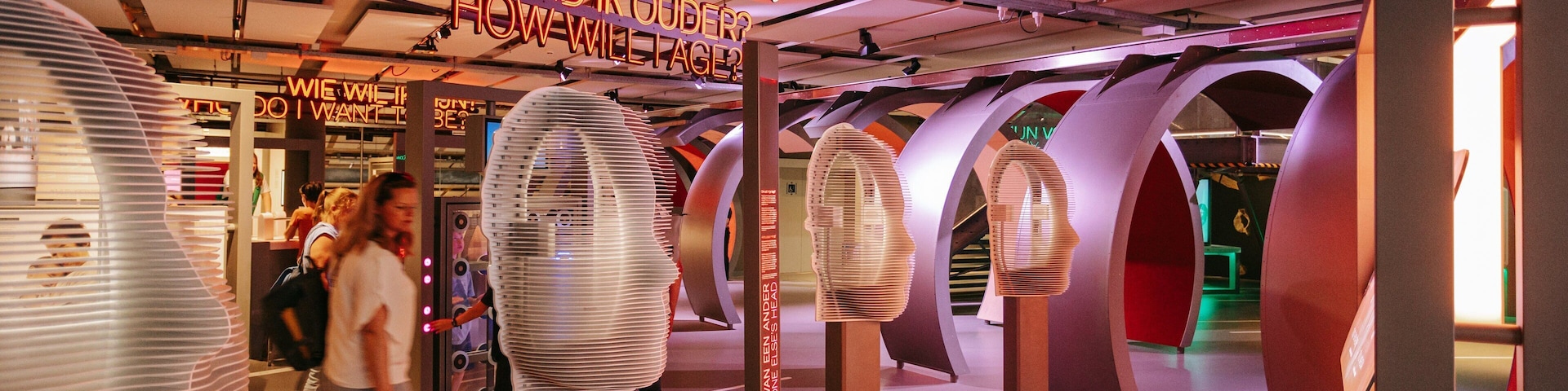 Nemo Science Museum showing signage and interior views