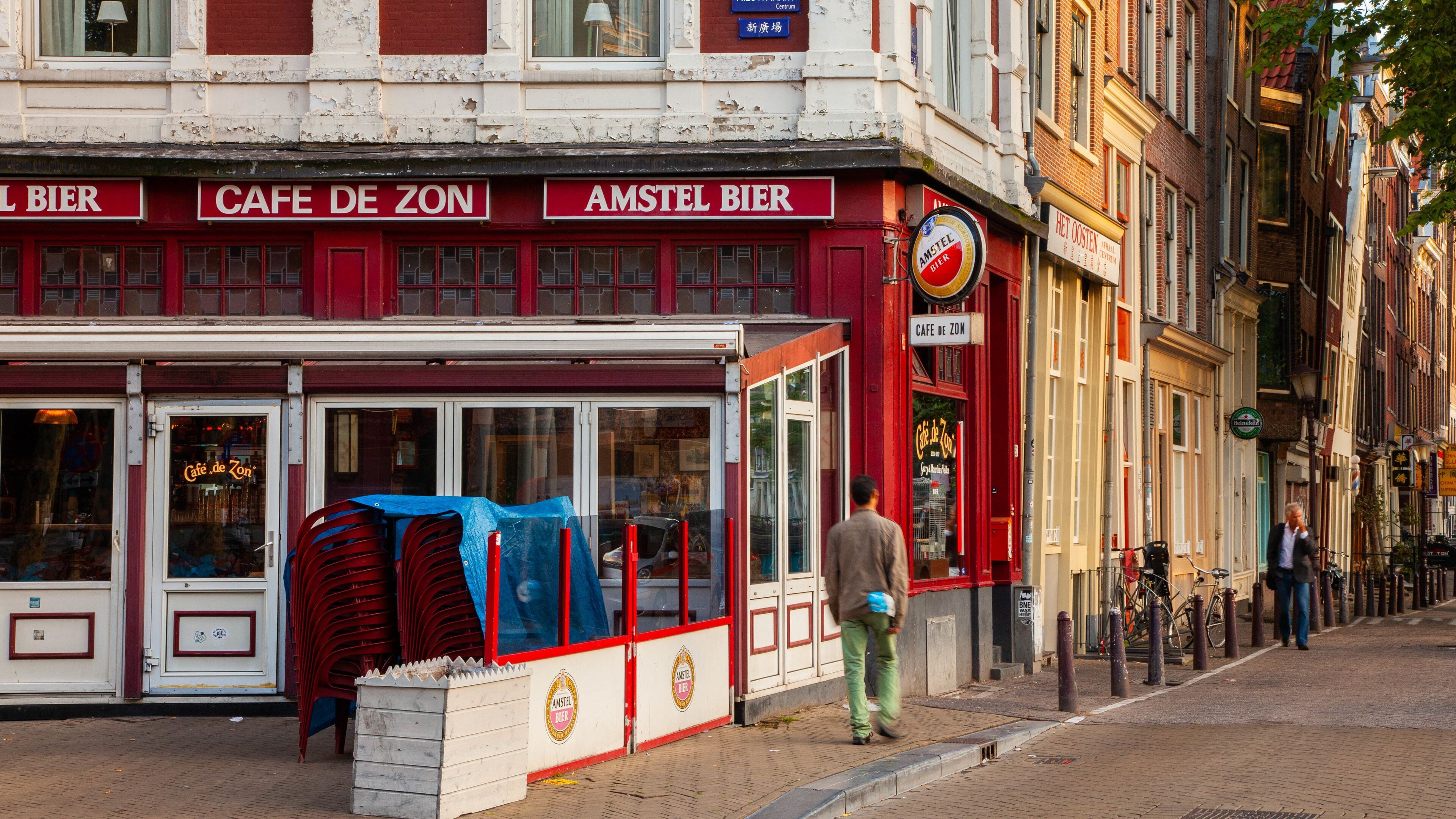 Nieuwmarkt Square which includes street scenes