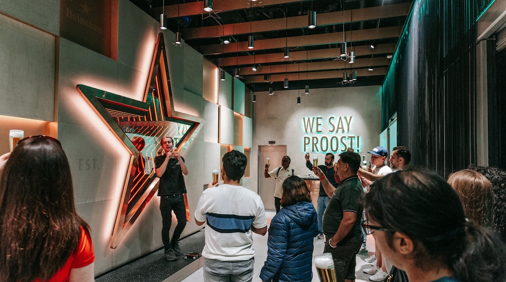Heineken Experience which includes interior views as well as an individual male