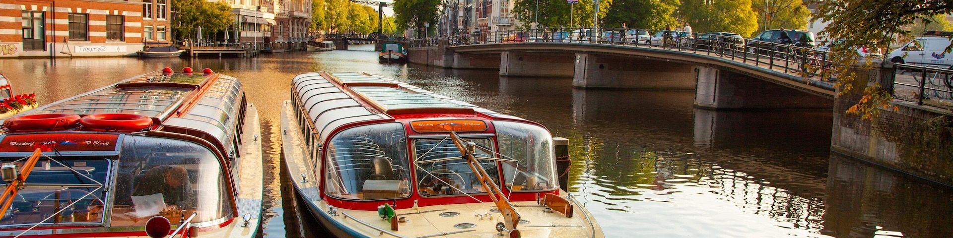 Muntplein featuring a bay or harbor, a bridge and a river or creek