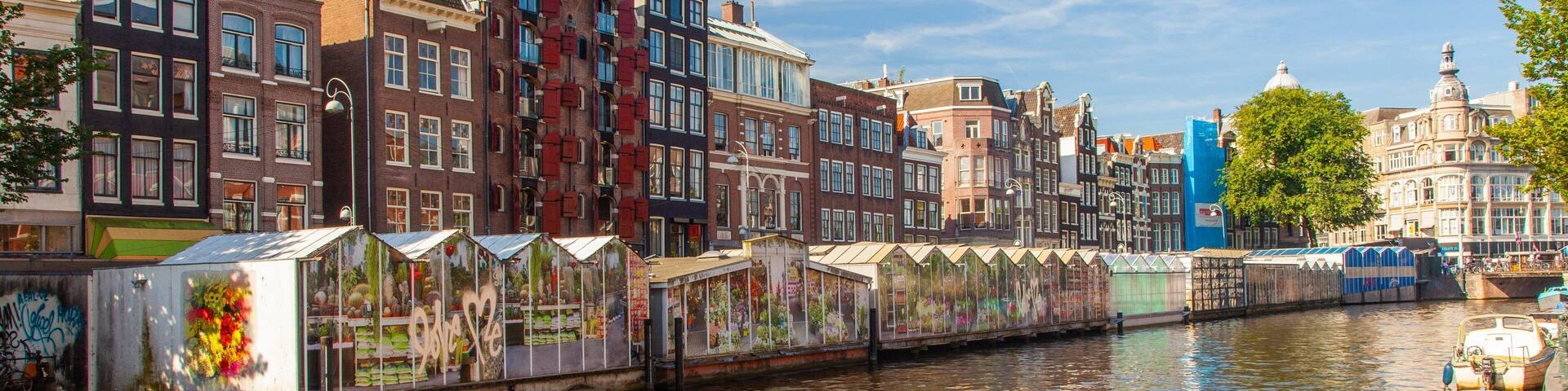 Flower Market which includes a river or creek