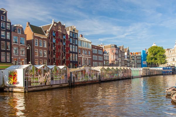Flower Market which includes a river or creek