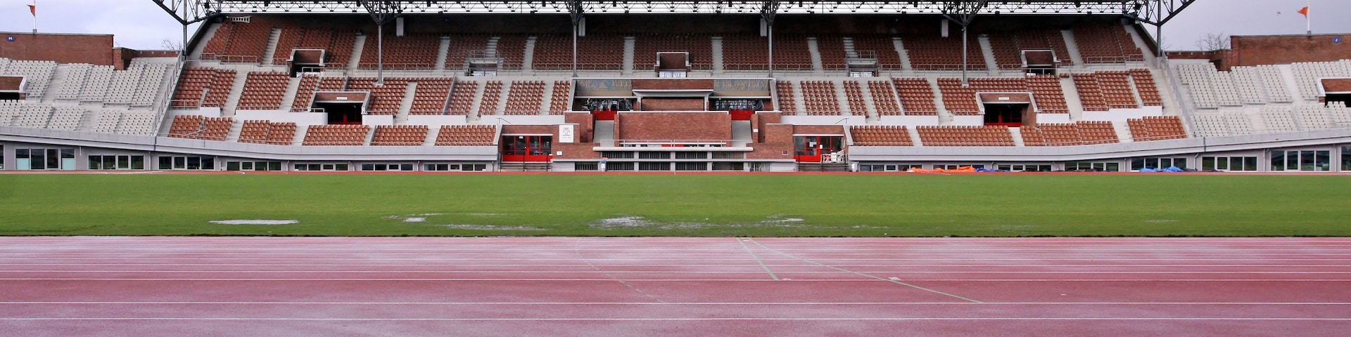 empty stadium tribune, amsterdam