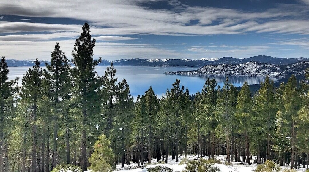 View during our lunch after skiing