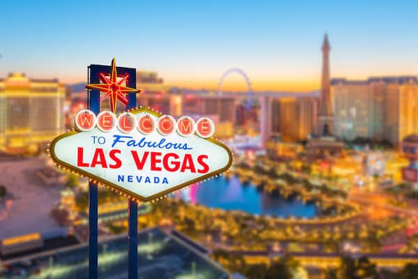 Famous welcome sign in Las Vegas