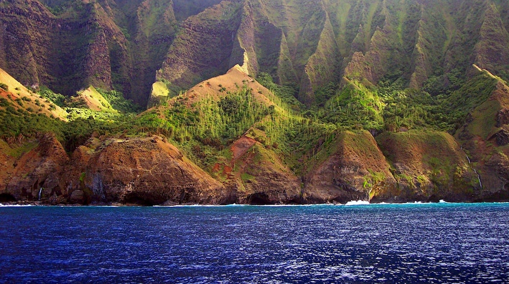 View from a catamaran
