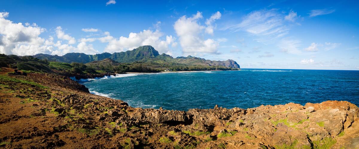 Maha' elepu Heritage Trail, near Shipwreck Beach, Koloa, Kauai, Hawaii, USA