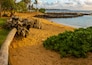 Driftwood on The Sandy Shores of Lydgate Beach on Lydgate Beach at Lydgate Beach Park, Lihue, Kauai, Hawaii, USA