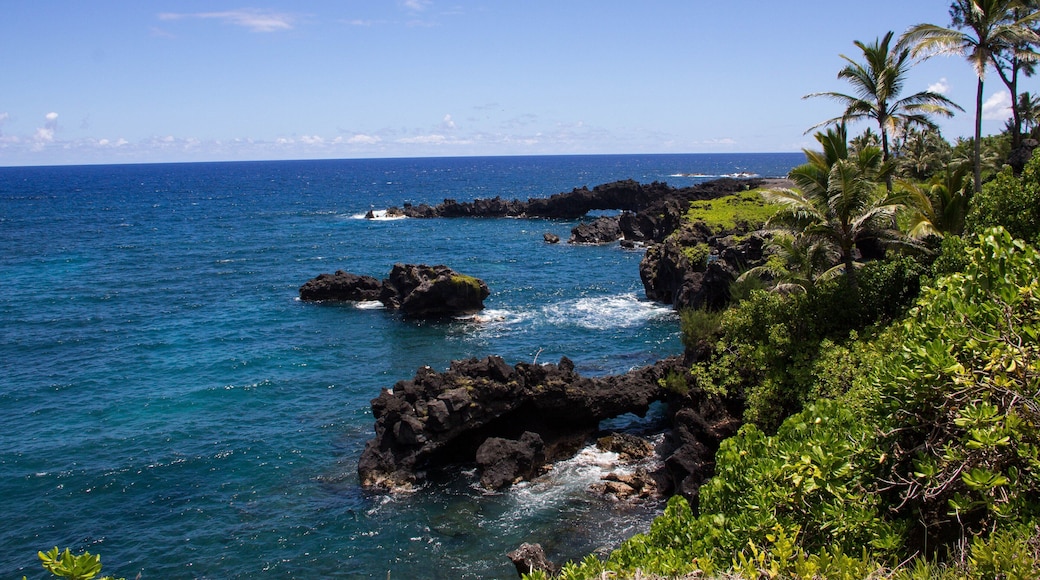 Keawaiki Bay from Waianapanapa State Park near Hana, Maui, Hawaii