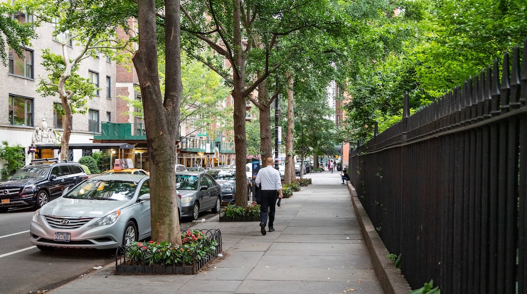 Gramercy Park featuring street scenes