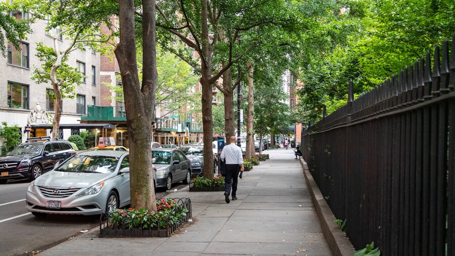 Gramercy Park featuring street scenes