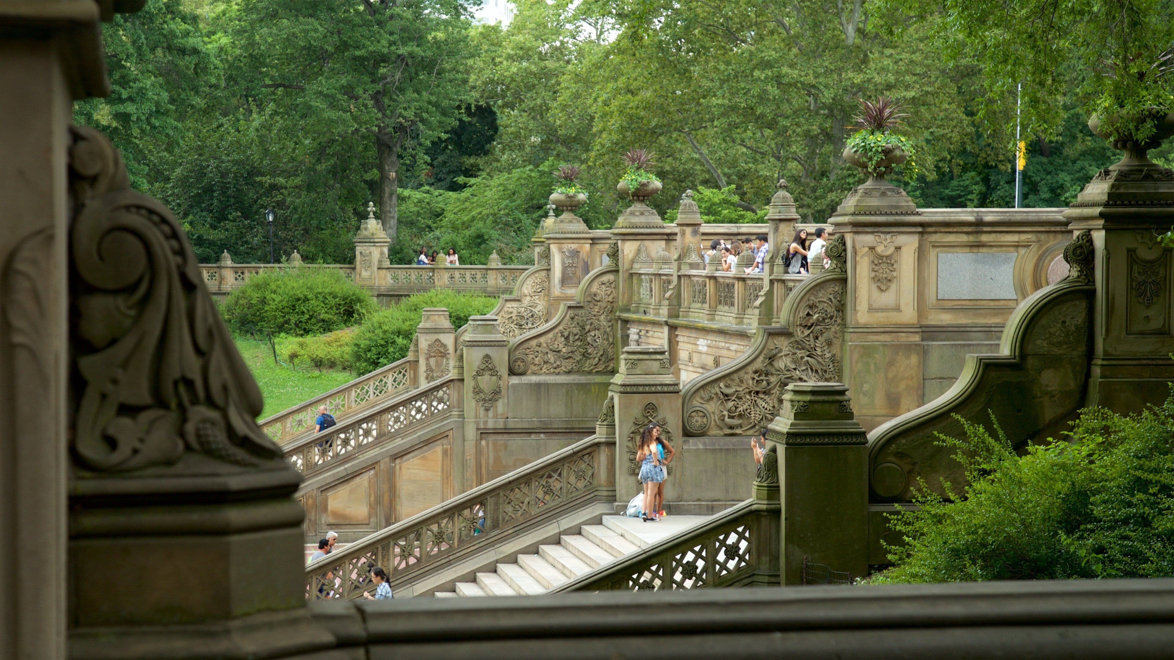 Fontaine Bethesda qui includes patrimoine historique