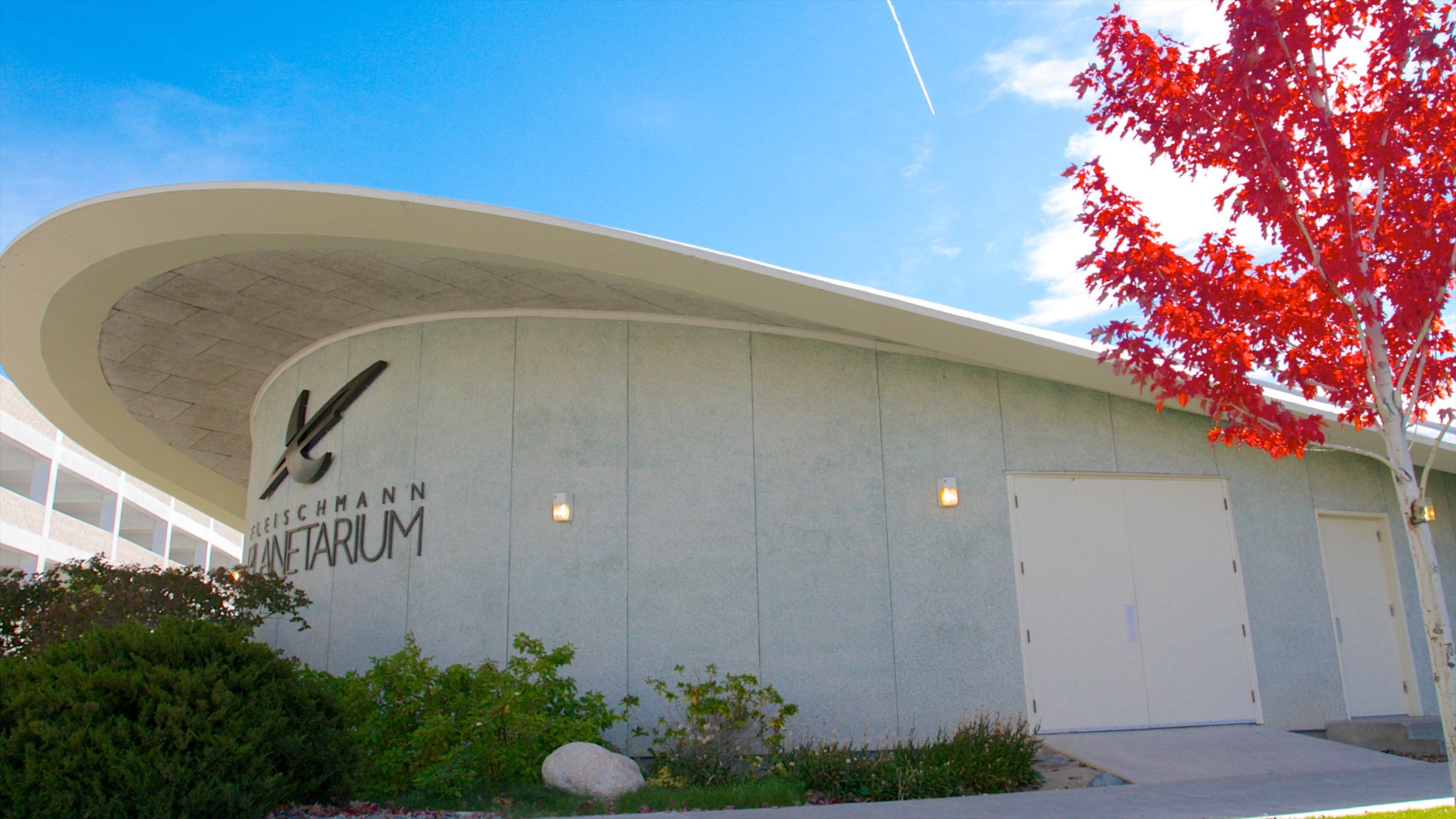 Fleischmann Planetarium and Science Center featuring modern architecture
