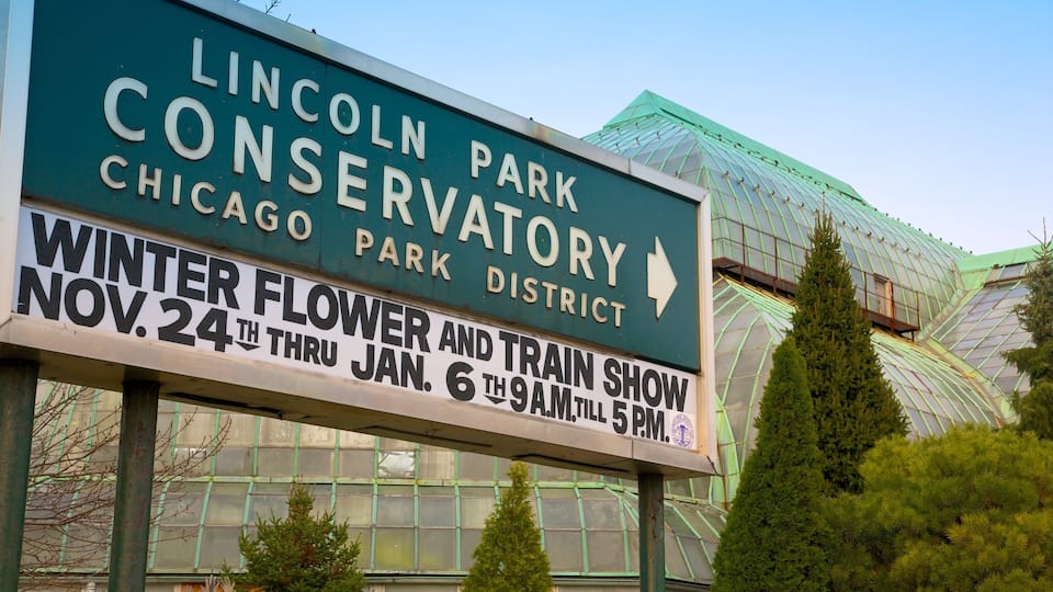 Lincoln Park Conservatory in Chicago showcases winter flower and train show with festive activities and stunning plant displays