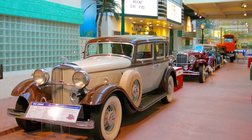 National Automobile Museum featuring interior views