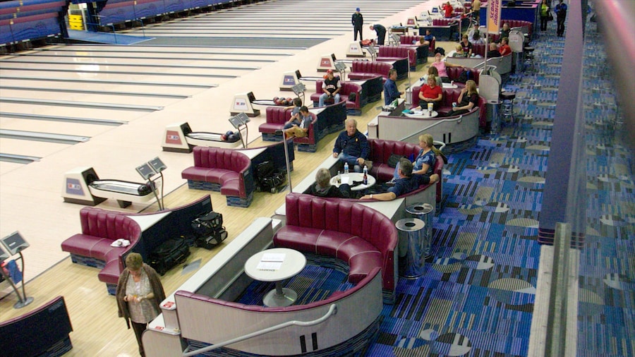 National Bowling Stadium featuring a sporting event and interior views