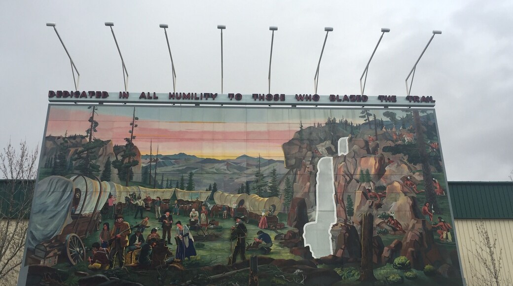 This mural used to be on the outside of the Harold's Club Casino in downtown Reno. It's nice that they found a way to save it.