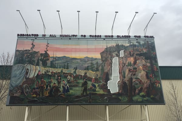 This mural used to be on the outside of the Harold's Club Casino in downtown Reno. It's nice that they found a way to save it.