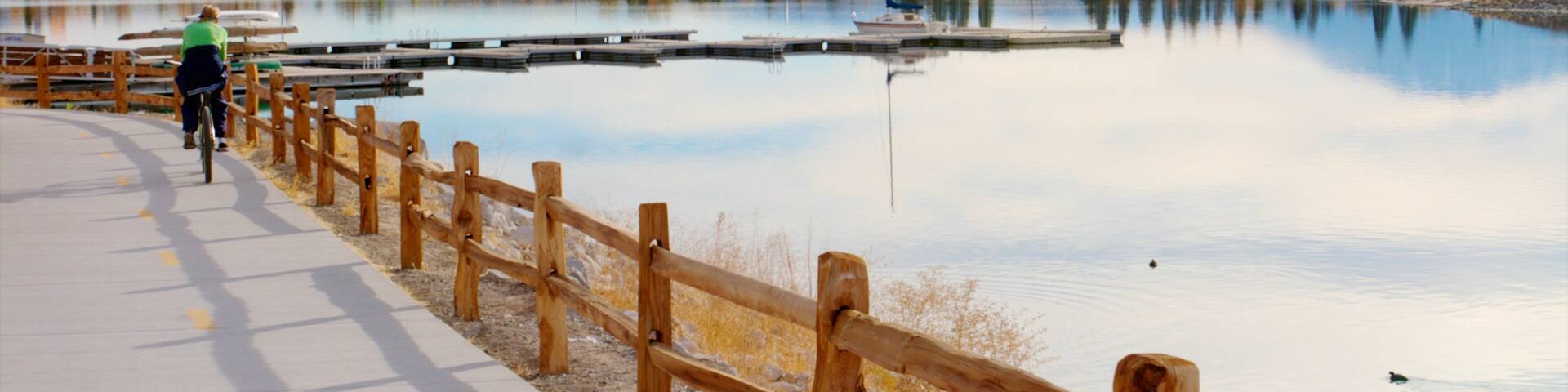 スパークス マリーナ公園 どの含み サイクリング, 庭園 と 湖あるいは泉