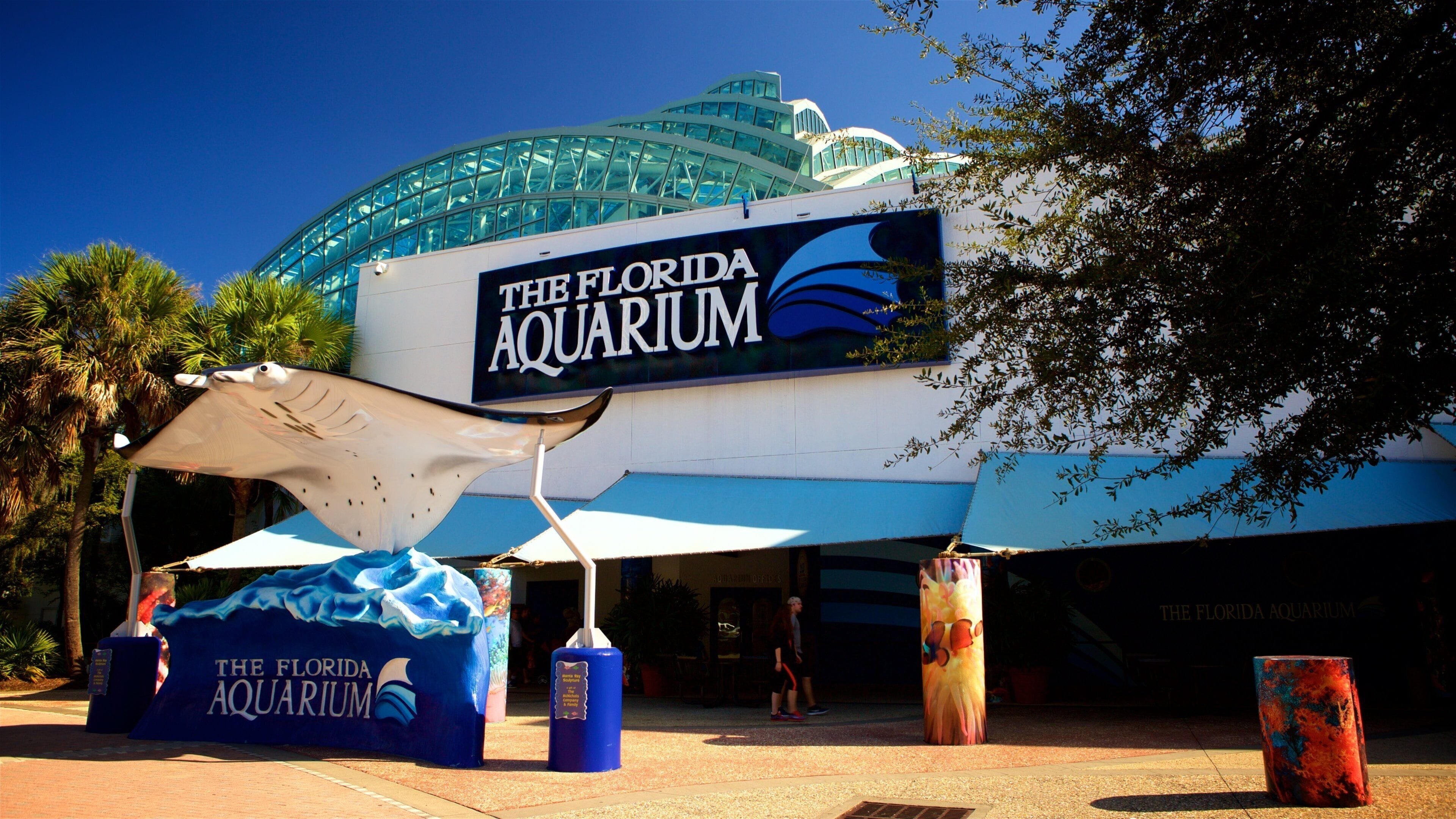 Florida Aquarium showing signage