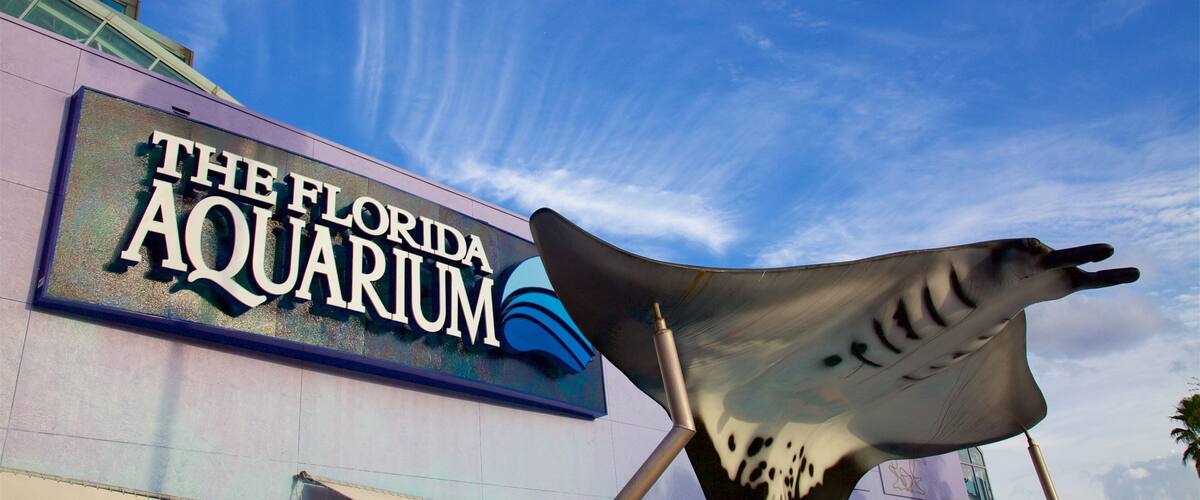 พิพิธภัณฑ์สัตว์น้ำฟลอริดา แสดง ป้าย
