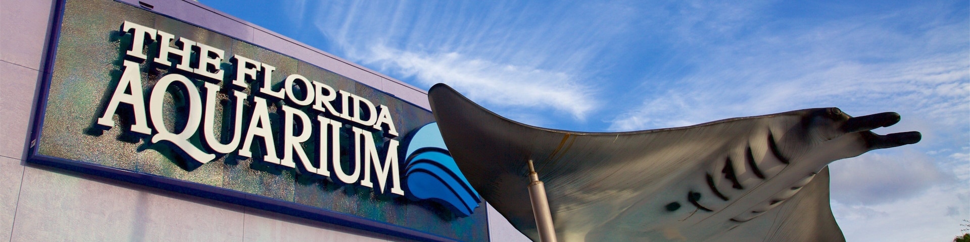 Florida Aquarium featuring signage