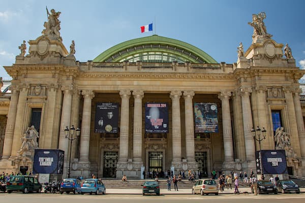 Grand Palais showing heritage architecture