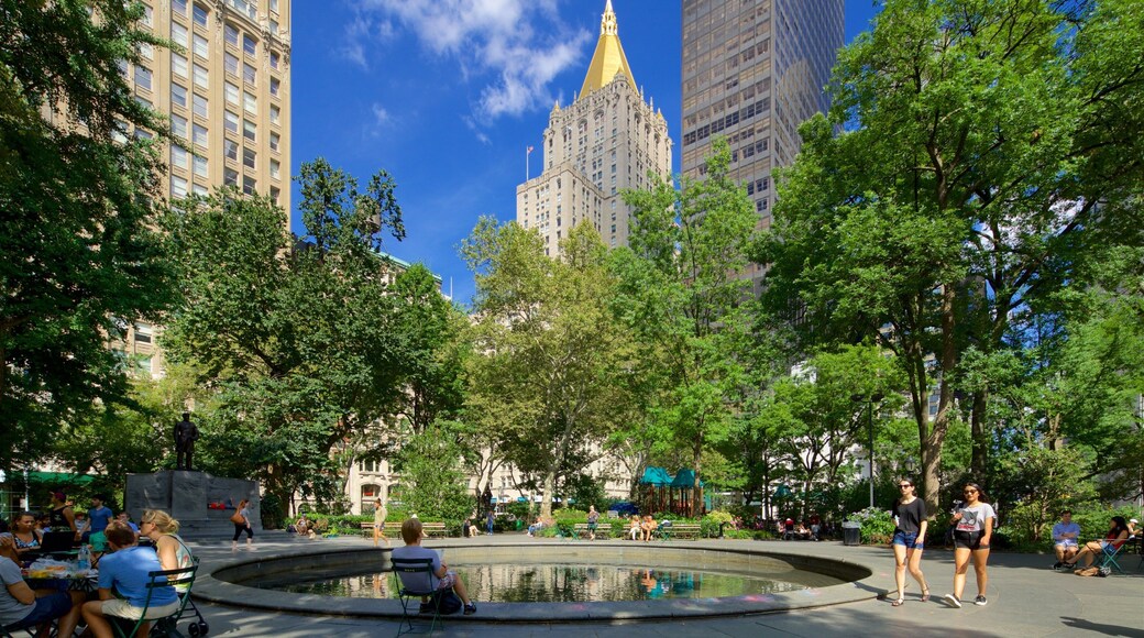 Madison Square Park which includes a park