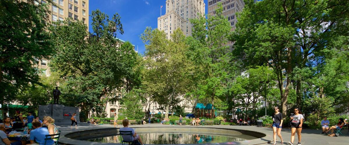 Madison Square Park which includes a park