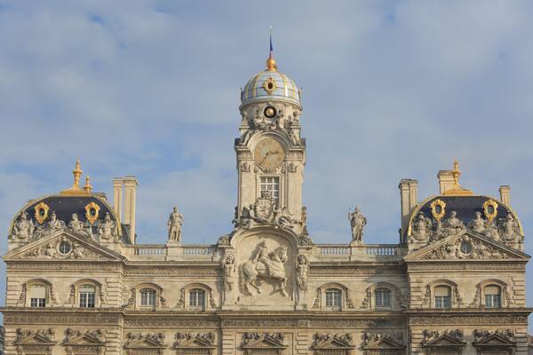 City hall (Hotel de Ville) in the French city of Lyon.; Shutterstock ID 569898535; purchase_order: Comps; job: ; client: ; other: