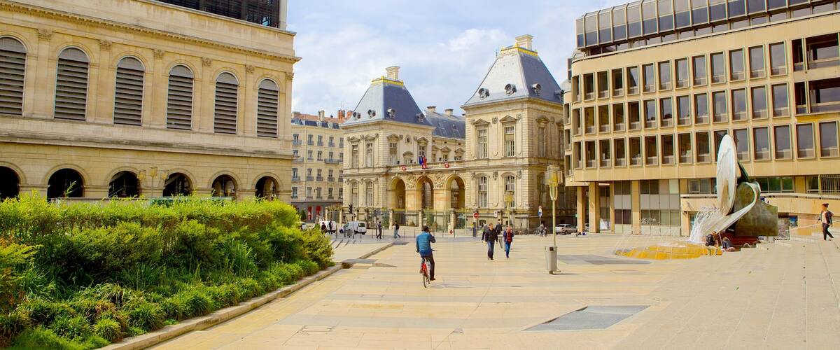 Lyon National Opera featuring a square or plaza